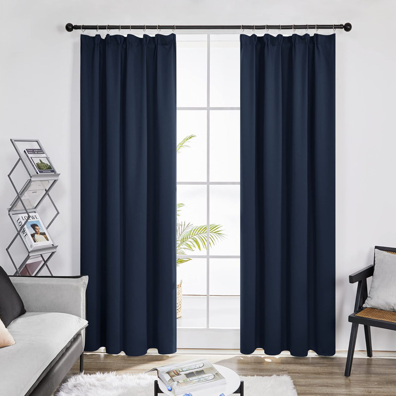 Raewyn Blackout Curtain Pair, 107cm Width x 180cm Drop