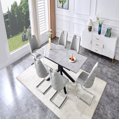 Table de salle à manger rectangulaire Modern