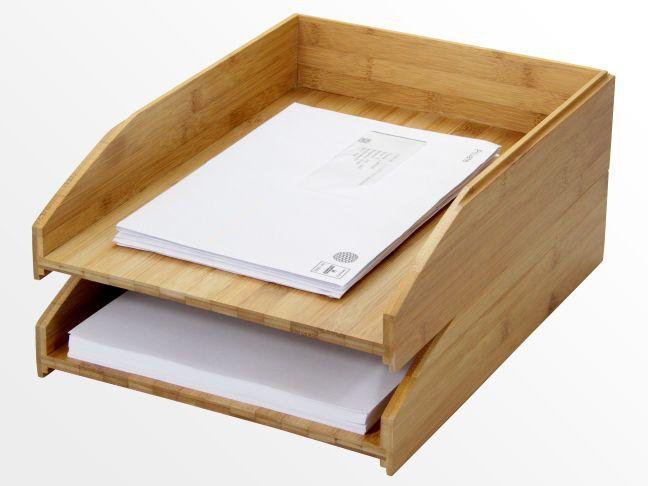 Wood Paper Organiser
