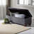 Flip Top Storage Bench with Velvet Upholstery in Gray, 15.35'' H X 46.06'' W X 16.73'' D-20435252