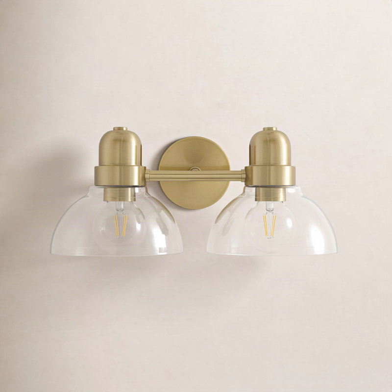 Muri Solvoro Wall Sconce, 7" H x 16" W x 8.5" D, 2 Lights