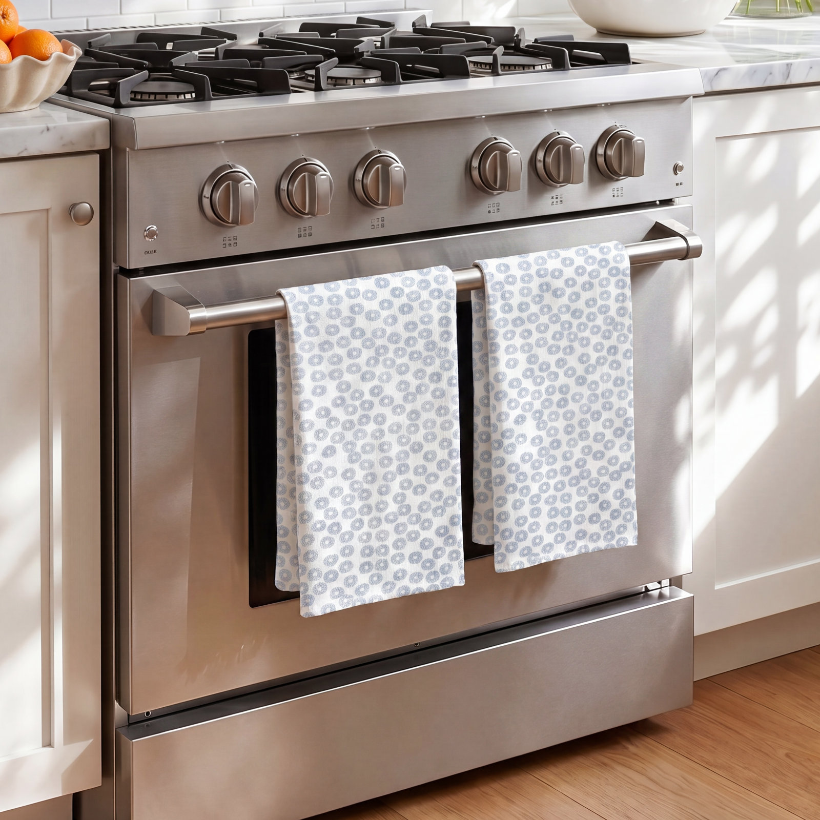 Iris Blue Tea Towel Kitchen Towel