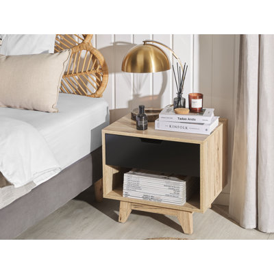 Tressie 50cm W Bedside Table