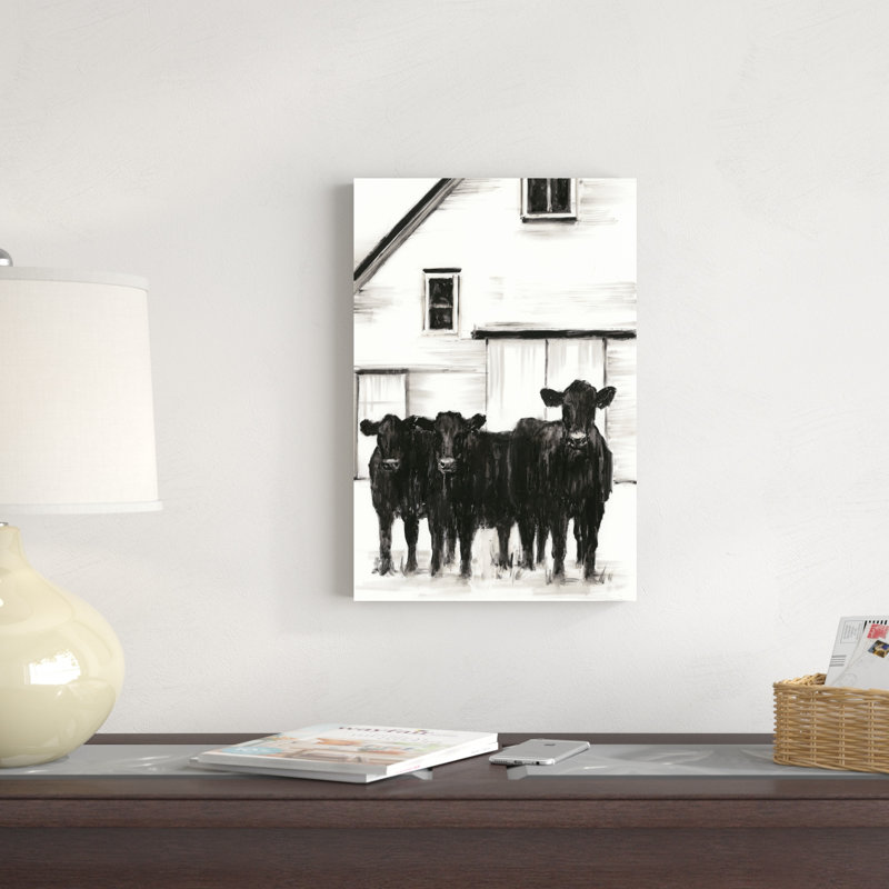 «Stand Around I» par Ethan Harper - peinture sur toile tendue, H 18 po x l 12 po, Toile tendue, Non