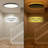 Dimmable LED Flush Mount Ceiling Light with Remote Control Night Light-1393365355-1393365348