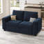 Canapé-lit modulaire en velours avec canapé-lit escamotable Shavera-1724960600