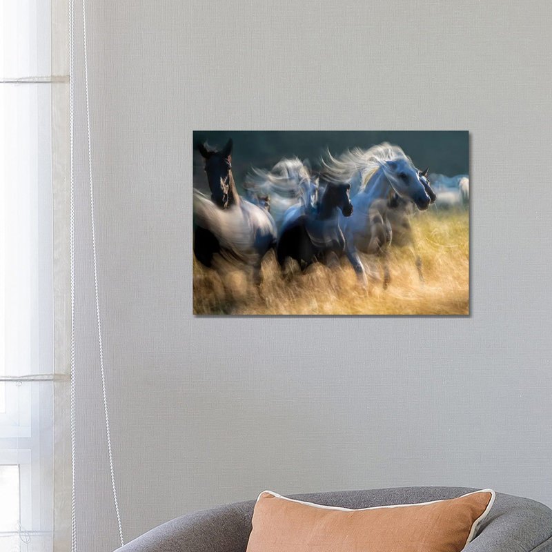 In Akcion By Milan Malovrh - Wrapped Canvas Painting by Milan Malovrh - Wrapped Canvas Painting