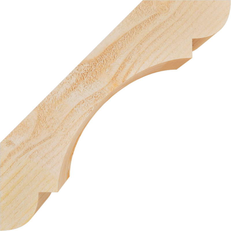 Attelle de genou olympique, Sapin de Douglas, H 16 po x l 4 po x P 16 po, Sciage brut