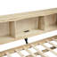 Lit de jour simple avec lit gigogne et rangement - Structure en bois massif et fabrication fonctionnelle-219991830