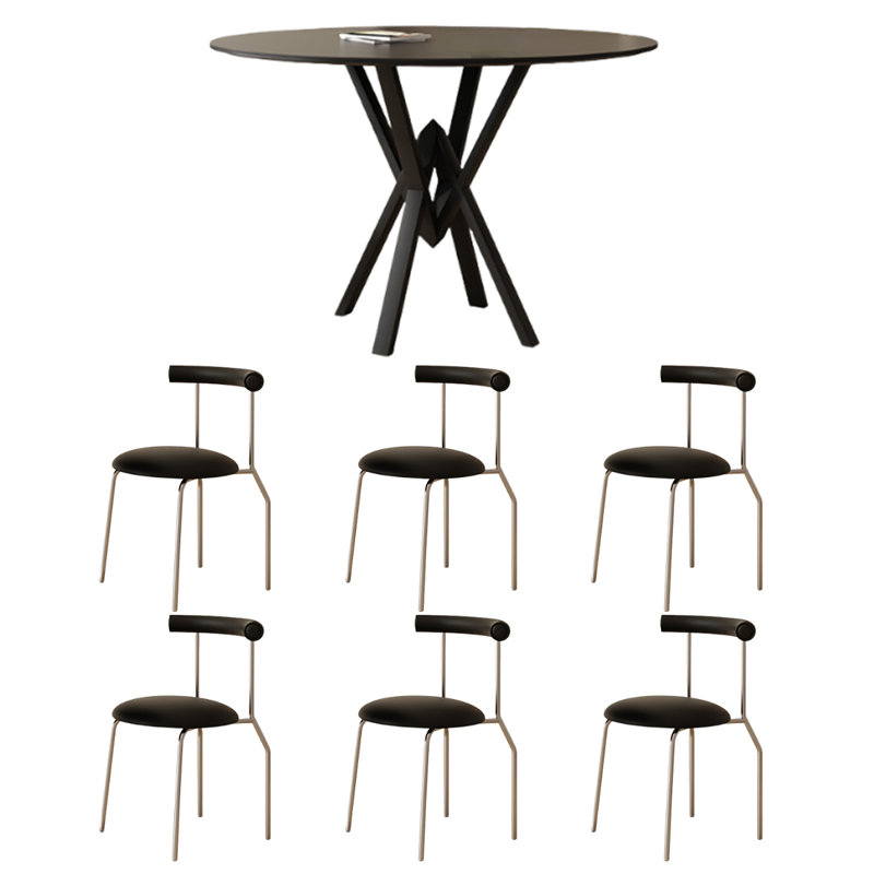 Petite table et chaise de style Wabi-sabi, H 29,5 po x L 47,2 po x l 47,2 po