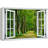 «Window View Trail Path Spring Spring Green Tree Forest Nature Scenic Landscape» sur toile-98448926