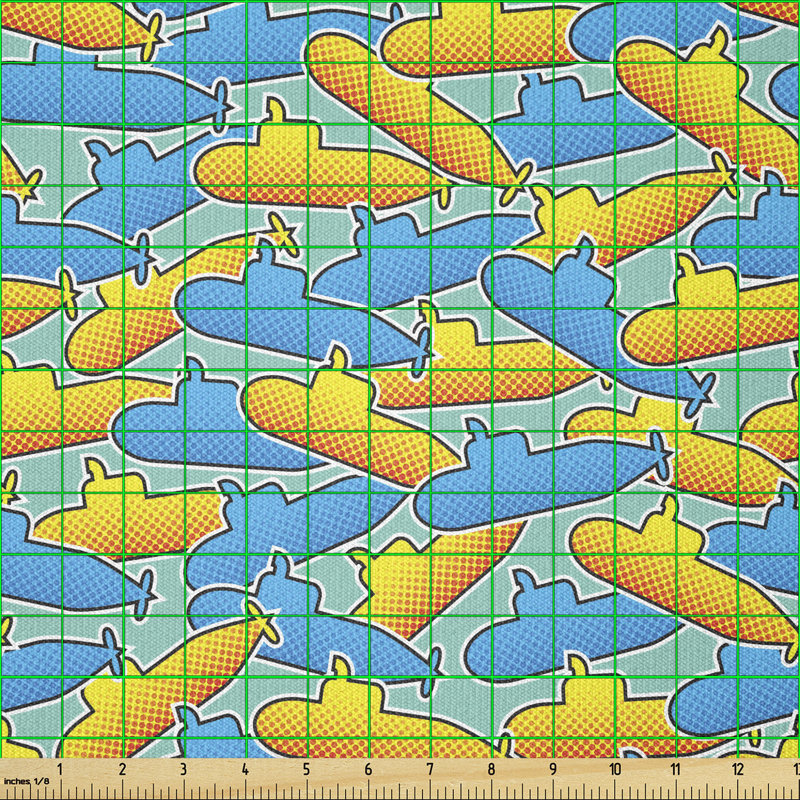 Cotenia Retro Underwater Submarine Multi-Purpose Fabric