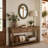Rund Metal Flat Wall Mirror