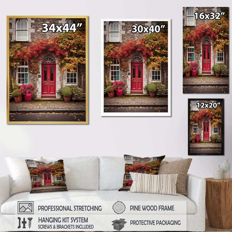 «Ireland Irish Charm», reproduction sur toile, H 32 po x l 16 po x P 1 po, Toile tendue