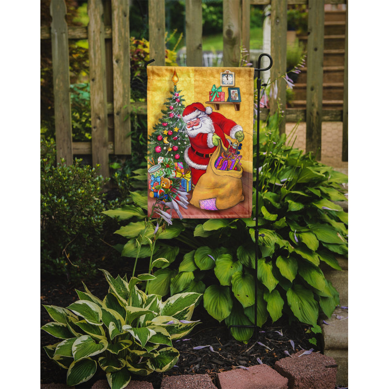 Edela Double Sided Polyester Christmas Garden Flag, 15" H  x 11" W