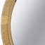 Miroir rond en rotin 31,9 po