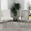 Ensemble de table de salle à manger 72 pouces avec chaises blanches Boucle-709107833-709107832