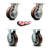 Kingpinle Poly on Polyolefin Swivel Caster