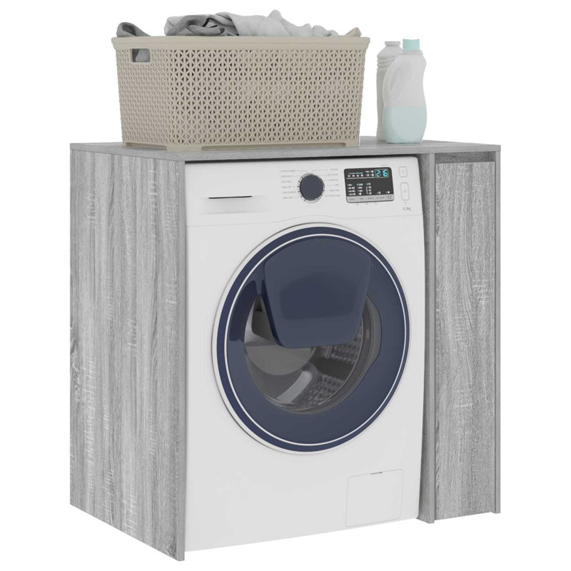 Freestanding Bathroom Cabinet, Grey Sonoma