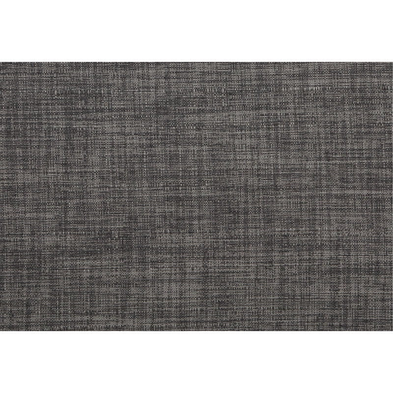 Tabouret de bar Marian (ensemble de 2), Siège gris foncé / structure noire