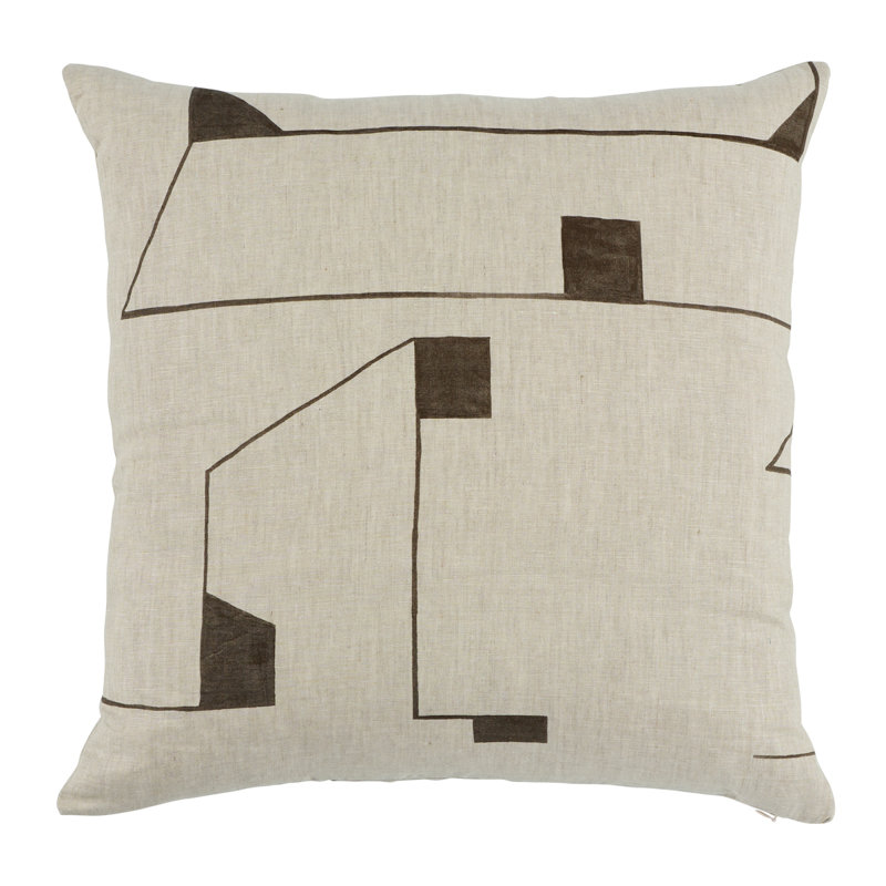 Schumacher X Porter Teleo Circuit Pillow, 20" H x 20" W