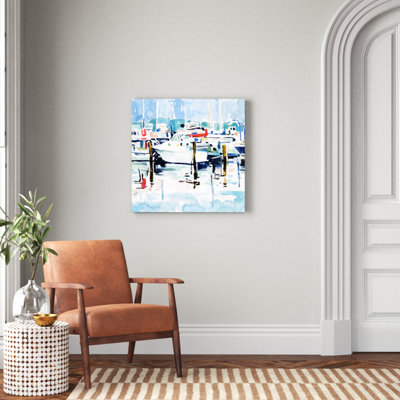Marina I by Emma Scarvey - Wrapped Canvas Painting