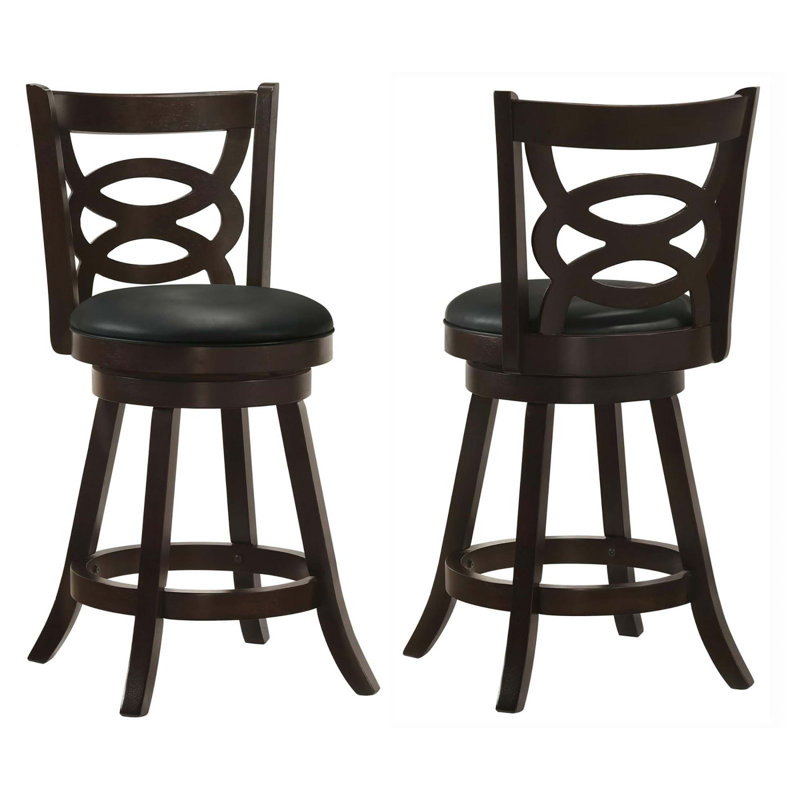 Tabouret pivotant à hauteur de comptoir (ensemble de 2)