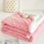 Couverture en molleton rose Sherpa-119457225-119457228