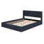 Trendy Upholstered Platform Bed Frame for Urban Apartments-132282170