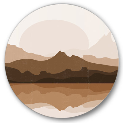 " Minimalist Terracotta Landscape "