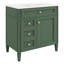 Meuble-lavabo minimaliste moderne de 30 po avec lavabo, armoire de rangement, tablette réglable, poignée texturée, pieds romains exquis, 2 tiroirs faciles à assembler, 1 tiroir basculant, plusieurs fonctions,-1966066958