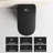 Smart Toilet With Bidet Built In, Auto Open/Close Seat, Siphonic Jet For Efficient Flushing, Warm Water And Dryer, Multiple Washing Flushing Options - Black Unique One Piece In Bidet, Water, Night ,