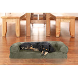 Faux Fur & Velvet Pillow Sofa Pet Bed