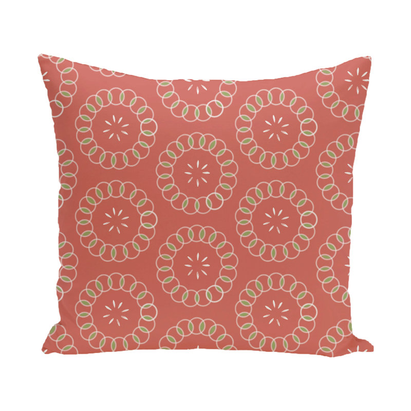 Housse et insert de coussin d'extérieur Happiness, Semence, H 16 po x l 16 po