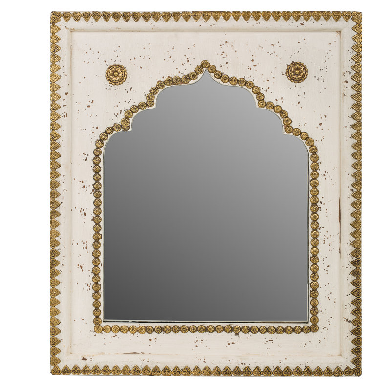Edgemere Wood Flat Wall Mirror