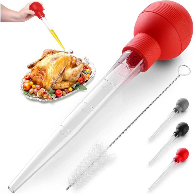 Poire à dinde transparente avec ampoule détachable Zulay Kitchen