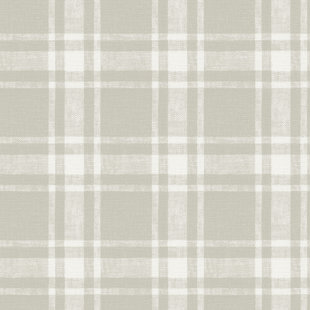 Austin Green Plaid Wallpaper