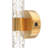 Acton 21 In. 2-Light Glass Armed Wall Sconce Hardwired Wallchiere Wall Light-1011752605