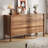 51.1" W 7 Drawer Dresser, Wood Chest Of Drawers For Bedroom, Living Room，Walnut-128990487