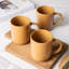 Service de table 12 pièces en grès avec tasses - va au micro-ondes et au lave-vaisselle, empilable, non toxique - service pour 3-1900328430
