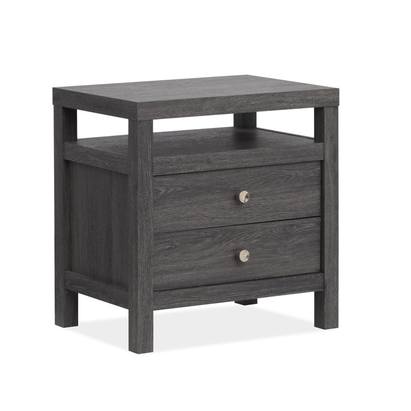 Drawer Nightstand, Black