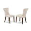 Ensemble de table de salle à manger rectangulaire en bois massif avec plateau Dropleaf-106903122-106903120-122934354
