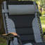 Très grand fauteuil inclinable noir épaissi à gravité zéro, siège élargi de 30,2 pouces, pliable avec porte-gobelet, capacité de charge de 400 lb, convient aux loisirs de plein air.
