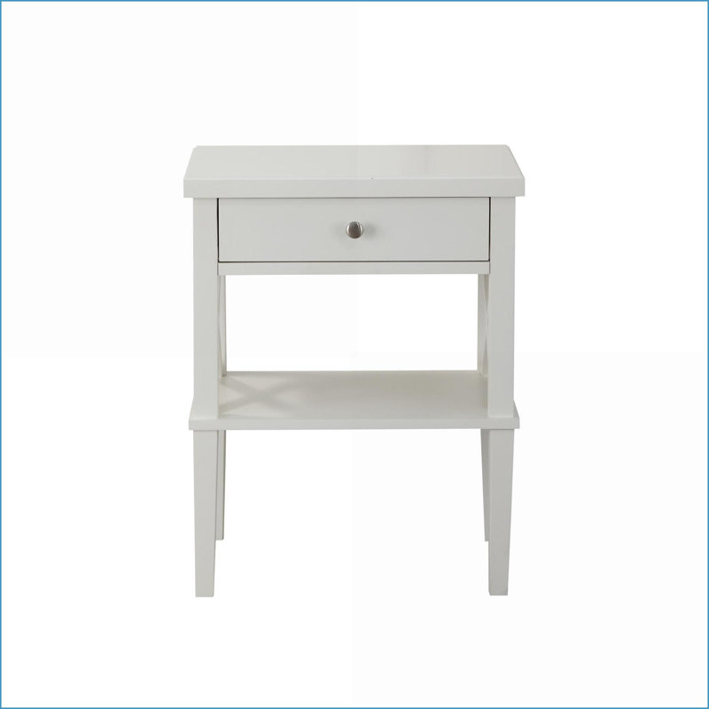 Table de chevet avec tiroir et tablette Madison