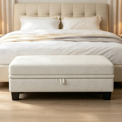 Anjana Bujesily Chenille 45.9'' Large Storage Ottoman Seat Module
