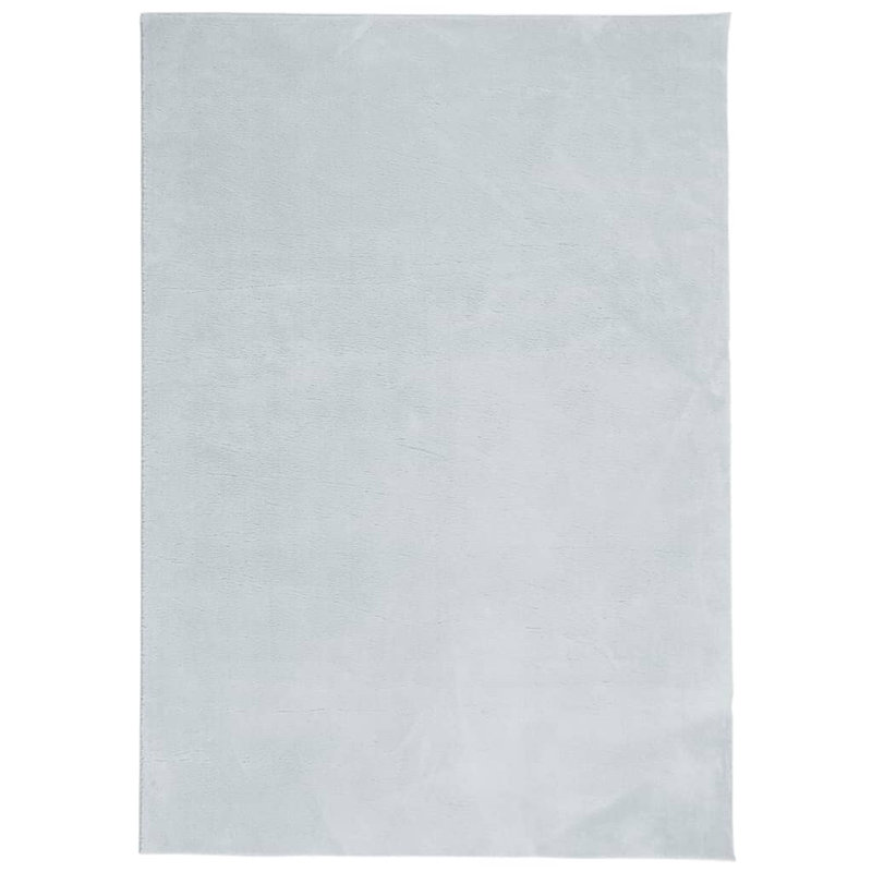 Rug "HUARTE" Short Pile Soft and Washable Blue, Rectangle 140 x 200cm