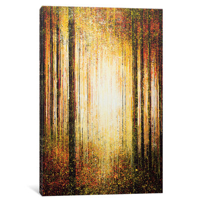 «Golden Light Through Trees», impression sur toile