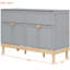 Grand lit gris avec espace disponible, deux options de finition élégantes, bois de pin fiable et grand tiroir offrant une option d'offre grand format, des choix élégants, un espace de rangement-1996399783