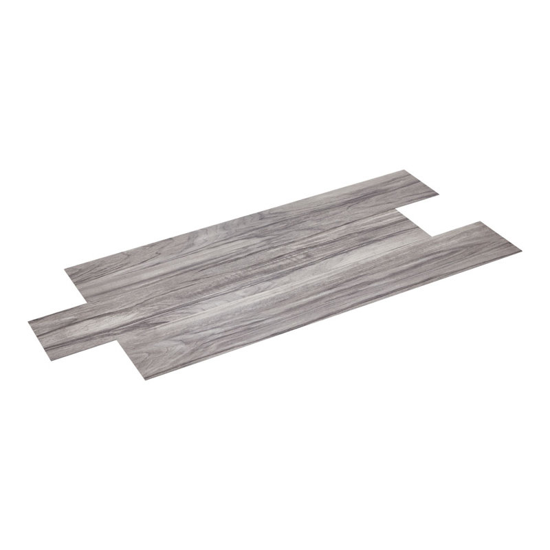 15.2x91.5 cm 36Pcs Self Adhesive PVC Flooring, Grey