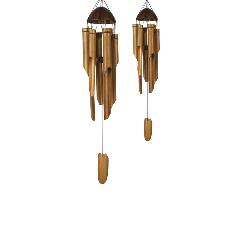Mindy Wood Abstract Wind Chime, 60cm H x 15cm W x 15cm D